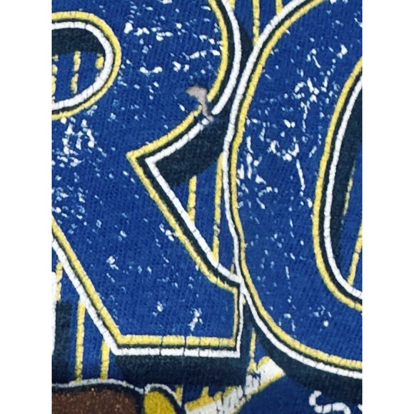 Akron Zips Vintage Single Stitch T Shirt Kangaroo Logo Savvy Sportswear L / XL ? - Picture 3 of 5